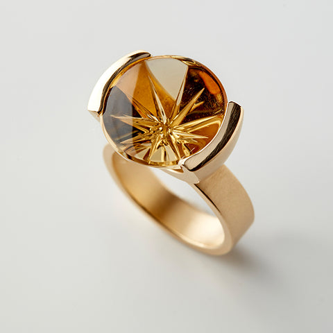 Golden Starflower Ring