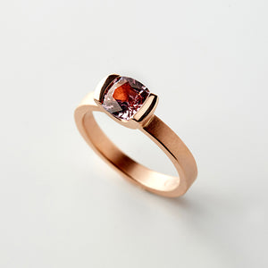 Ring Pink purple Spinel