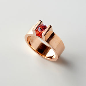 Tension Ring Red Sapphire